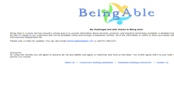 Desktop Screenshot of beingable.com