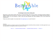 Tablet Screenshot of beingable.com